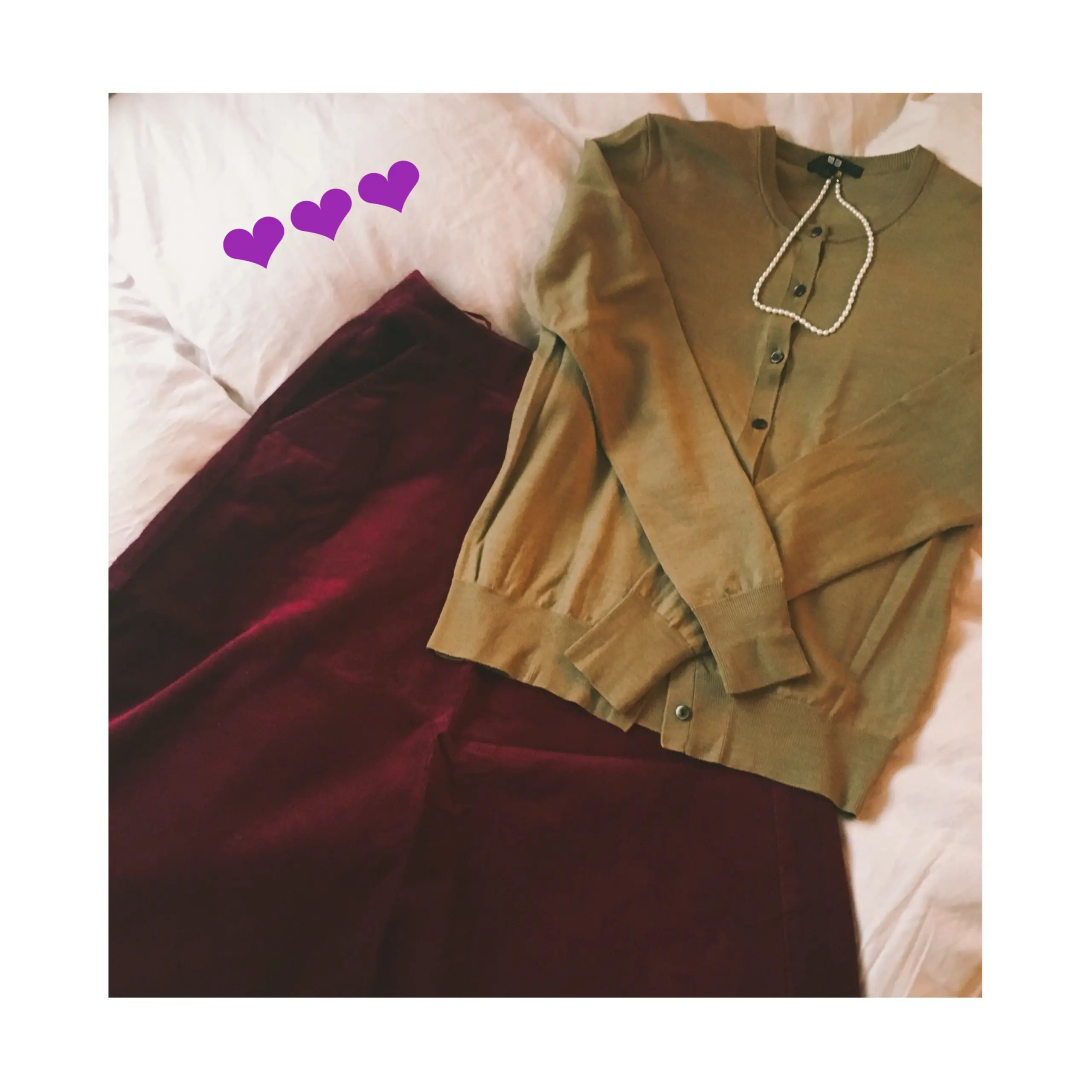 《年末年始イベントシーン別4選★帰省にも!》【オール UNIQLO】で着回し4コーデ❤️_3
