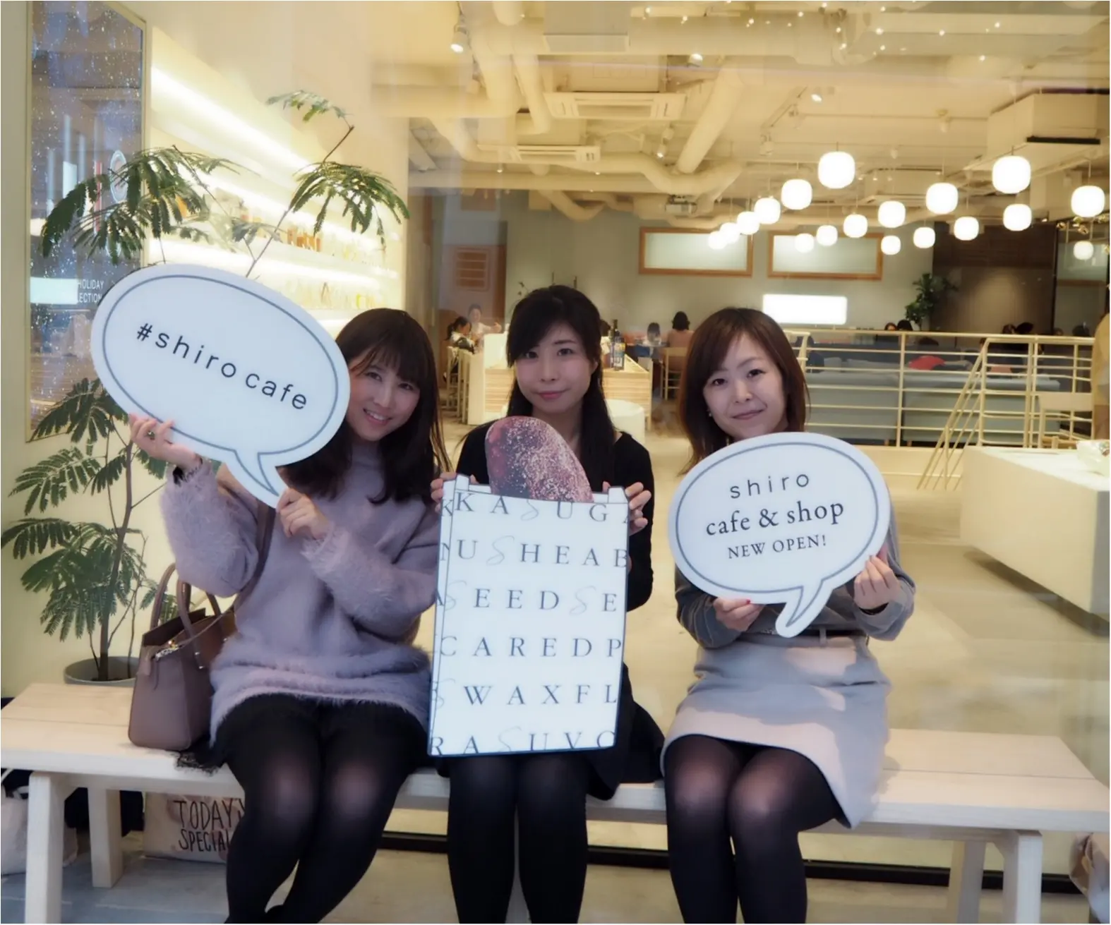 【自由が丘/CAFE】お洒落な街を堪能!1軒目はスキンケア商品も手掛ける『shiro』カフェへ★お相手はMOREハピ部のあのお2人...❤︎_5