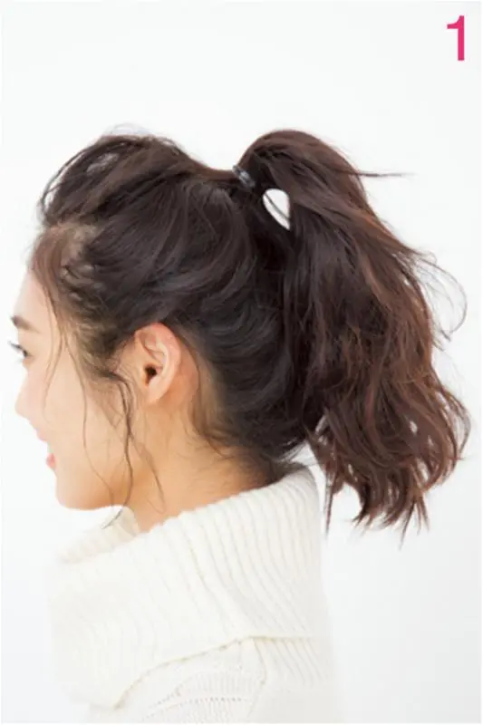 【RUMIさん直伝!週末モテ♡ヘアアレンジ】大人な甘えおだんご_4