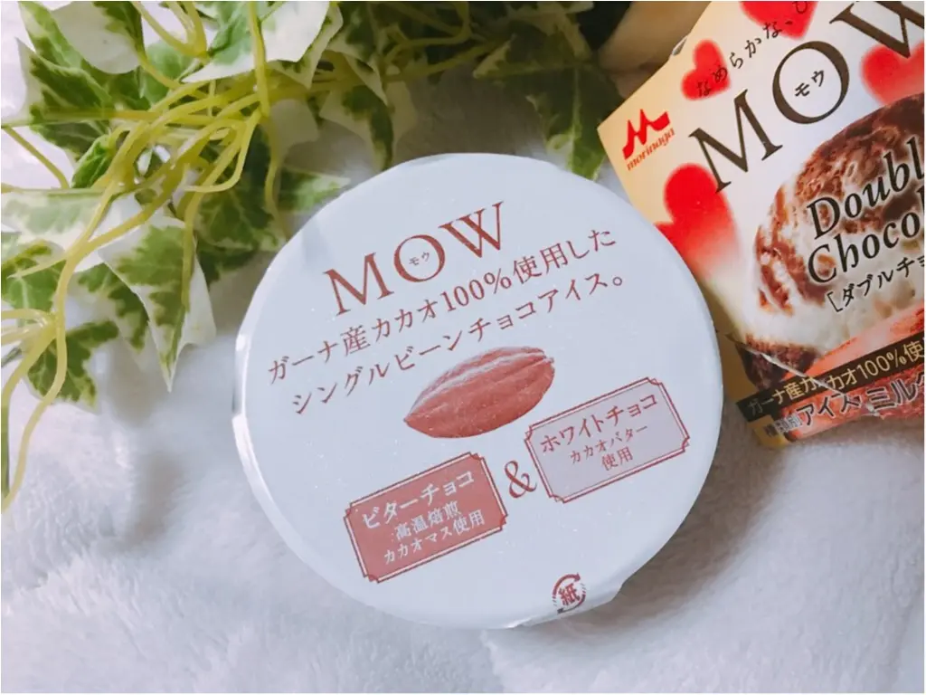 【コンビニアイス】数量限定!バレンタインパッケージが可愛い❤︎《MOW(モウ)》からダブルチョコレートが新登場★_3