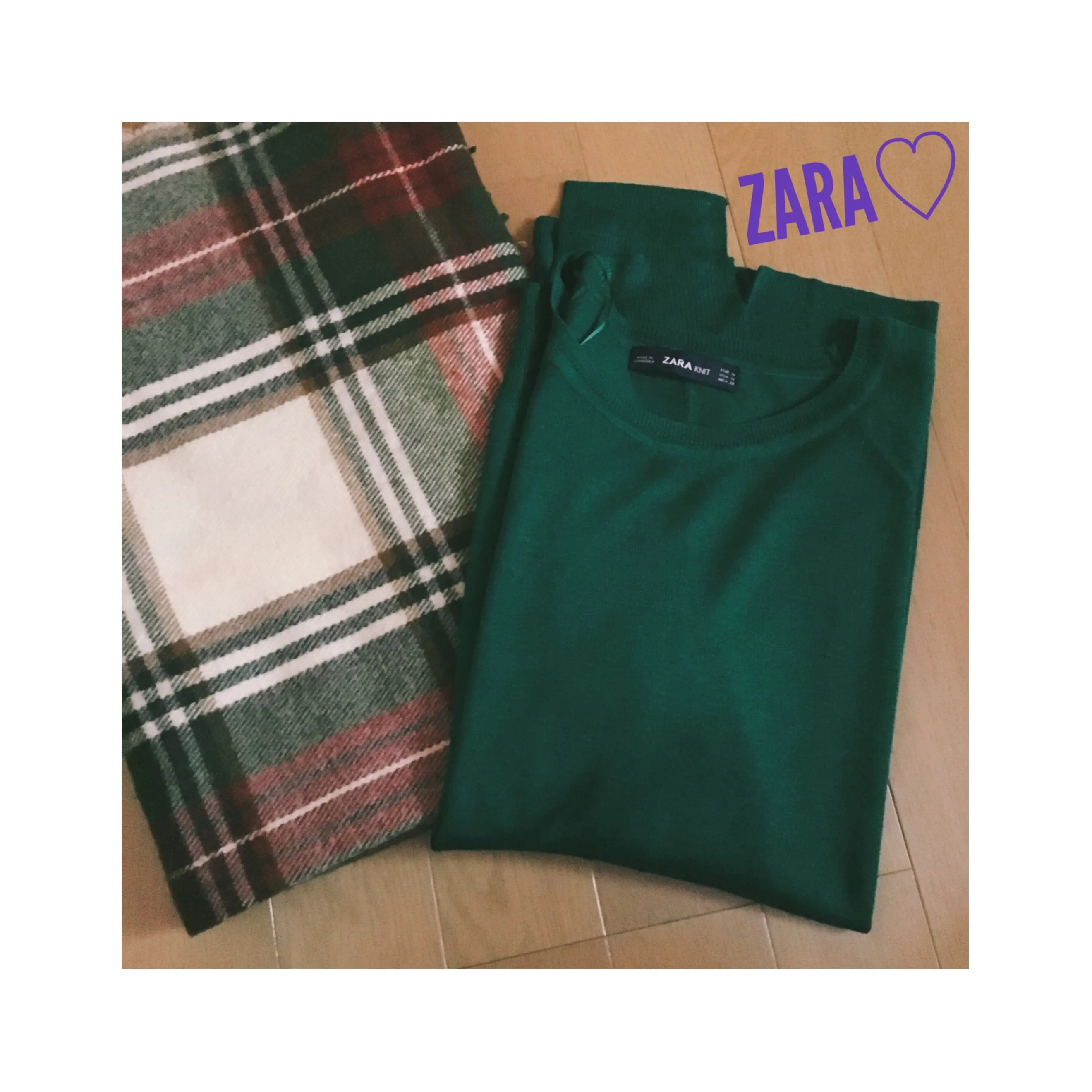 ダークカラーコーデが多めの秋冬、《ビビットカラーで一気に華やかに★》【ZARA】で見つけた¥1990ニットが優秀です❤️_1