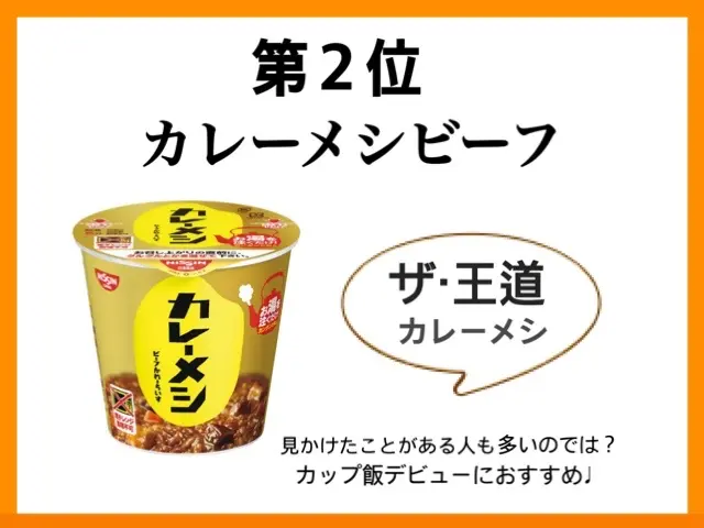 簡単で美味しい、一度は食べて損なし!【カップ飯】ランキング_2