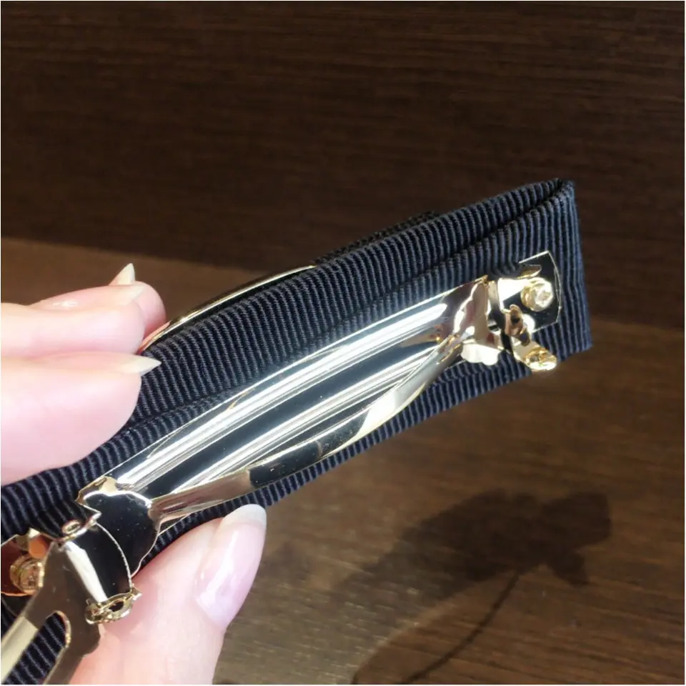 ヘアアクセなら高級ハイブランドでも手が届く Salvatore Ferragamoのバレッタで簡単 上品ヘアアレンジ Moreインフルエンサーズブログ Daily More