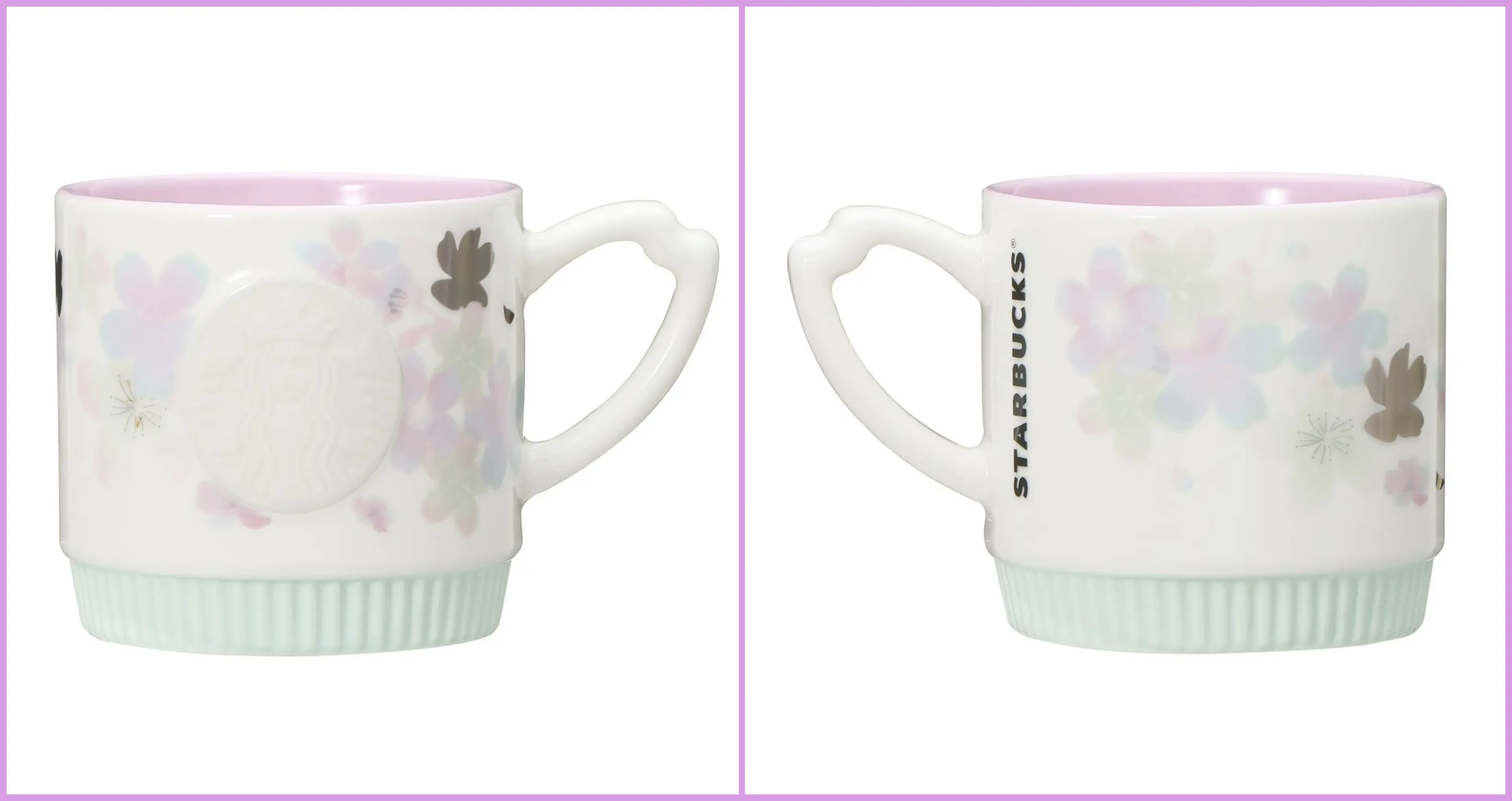 スタバ新作2022さくらグッズ「SAKURA2022マグペタルハンドル355ml」