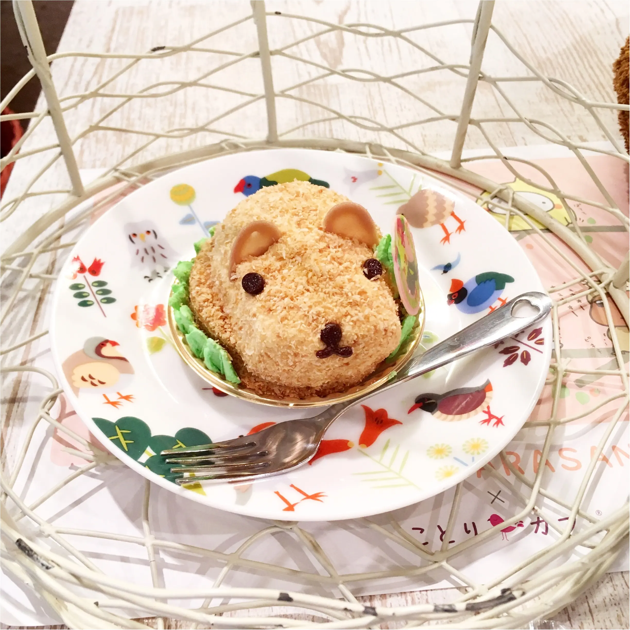 『カピバラさん×ことりカフェ』コラボ♡ことりカフェ表参道店でカピバラさんケーキを食べてきました(﹡´◡`﹡ )_8
