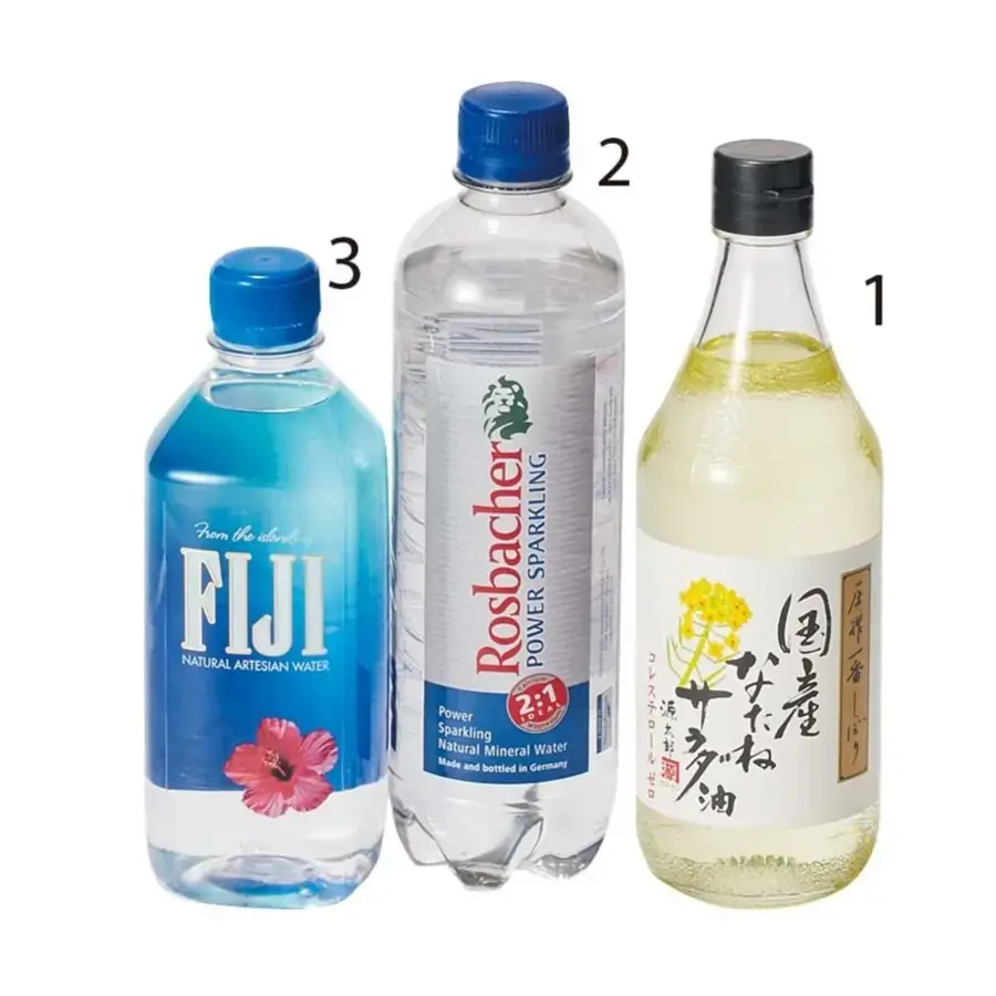 美容家おすすめの水、炭酸水、サラダ油