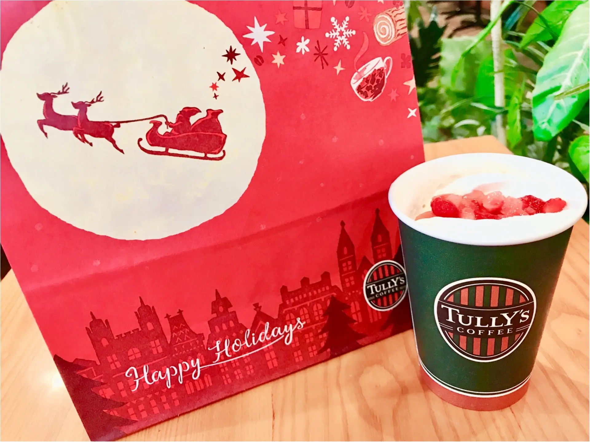 【タリーズ】本日発売!まるで苺のショートケーキ❤︎《ストロベリーミルクティー》でクリスマス気分♡_6