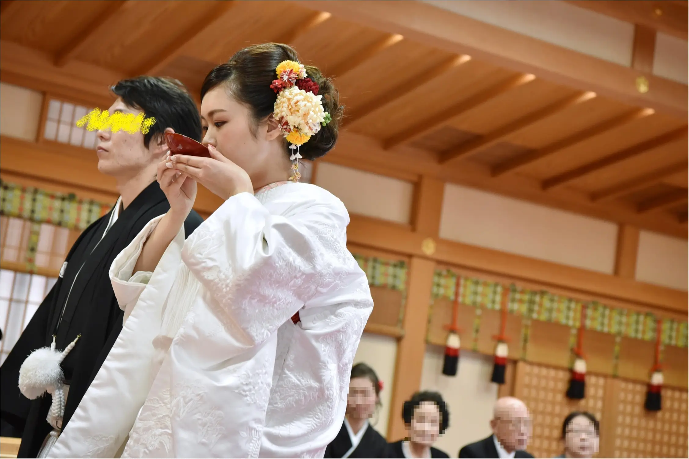 ゆりっぺ婚part2 式をするまで大波乱 でも神前式にしてよかった 奈良にある日本最古の神社で憧れの白無垢を Moreインフルエンサーズブログ Daily More