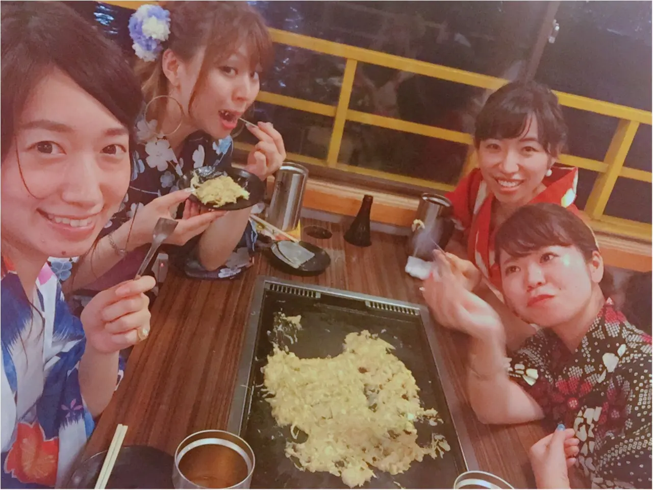 【浴衣で屋形船】お台場の夜景と海を眺めながら♡もんじゃ食べ放題!_9