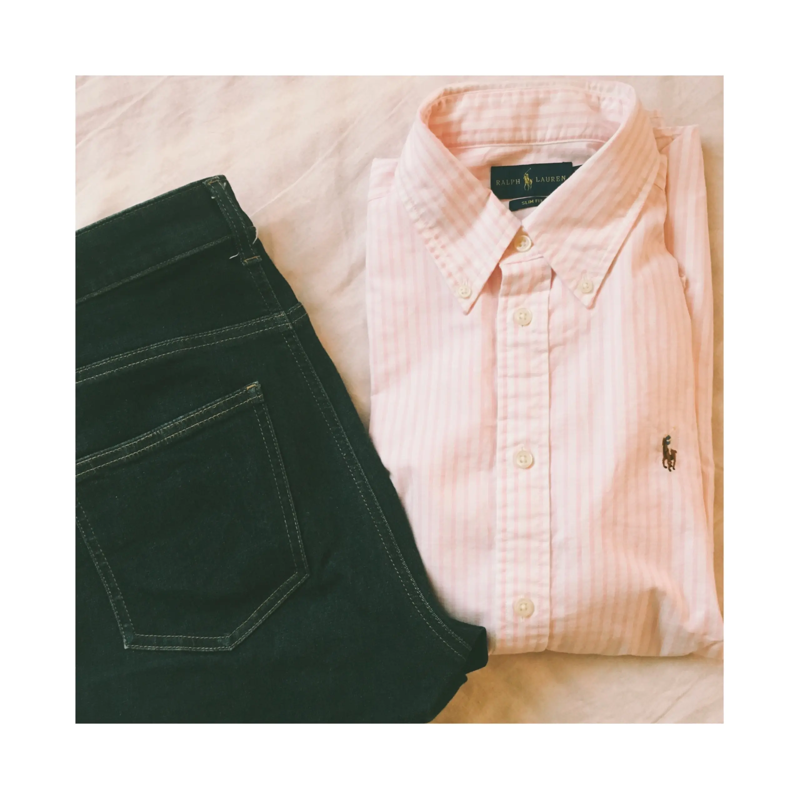 甘めが苦手でもOK!《大人ピンク》を取り入れるのにオススメのアイテム★【RALPH LAUREN】のストライプシャツがかわいい❤️_2