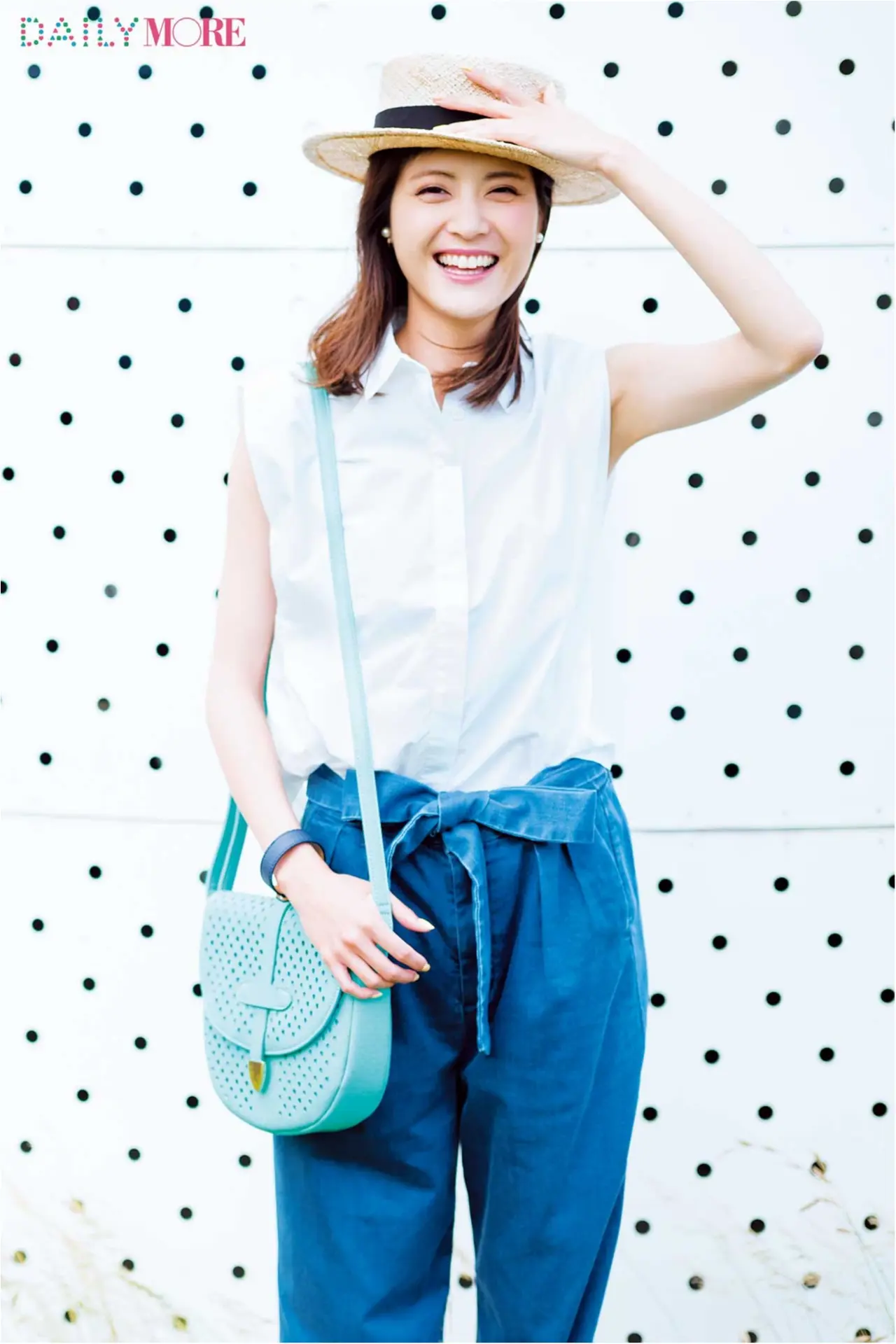 この夏、小物で色をさすなら何色がいい?! その正解、佐藤ありさが教えます!_1