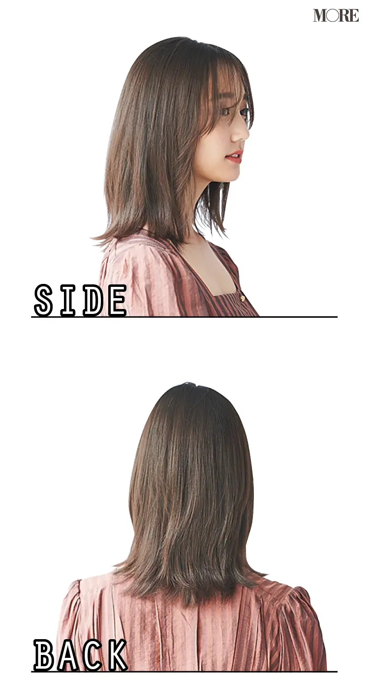 鈴木友菜の「揺れ感セミディ」で、フェミニンさも抜け感も。ミディアムやロングヘアの人におすすめ【モアモデルズのヘアガイド⑥】_2