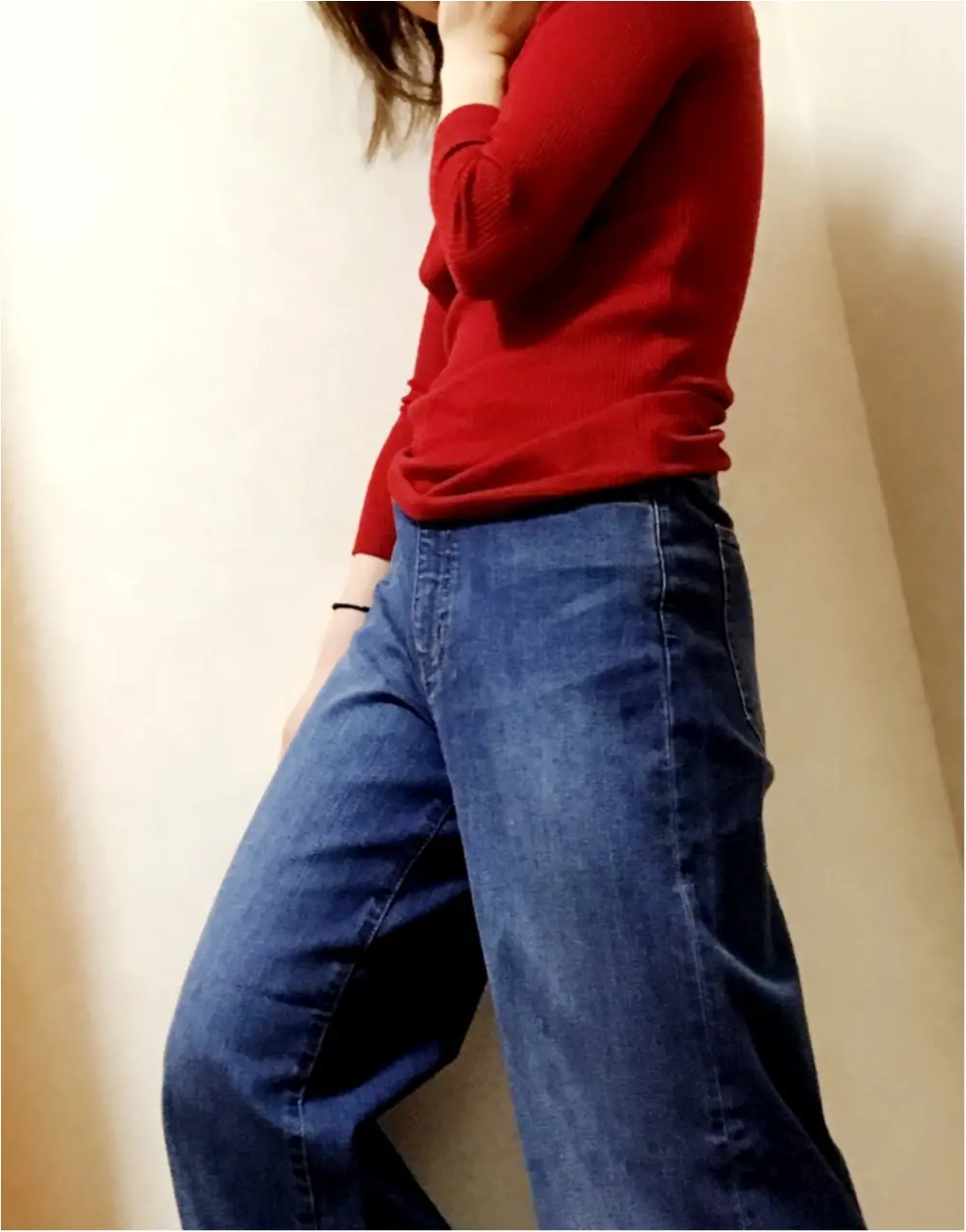 【9/21まで¥1000引き♡】美シルエット!ユニクロの《ハイライズワイドジーンズ》が優秀すぎるっ☆_2