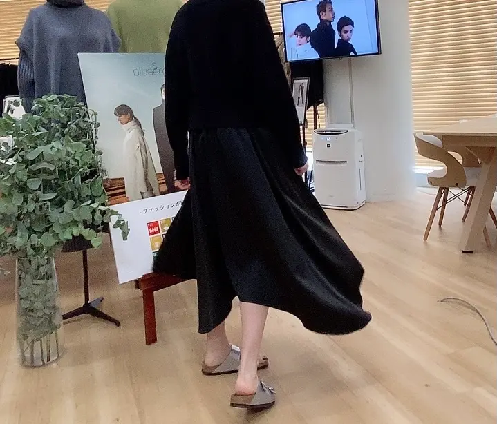 スカート ロングスカート モノトーン