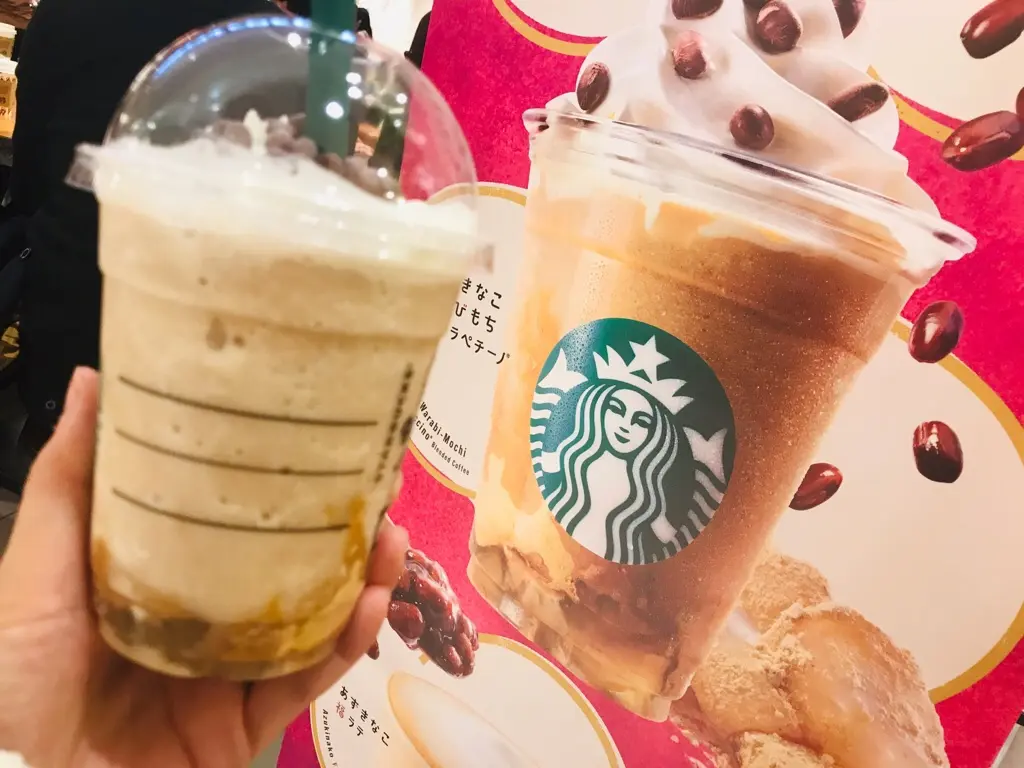 【スタバ】和素材づくし!2019年最後の新作フラペチーノは《あずき×わらびもち》♡_3