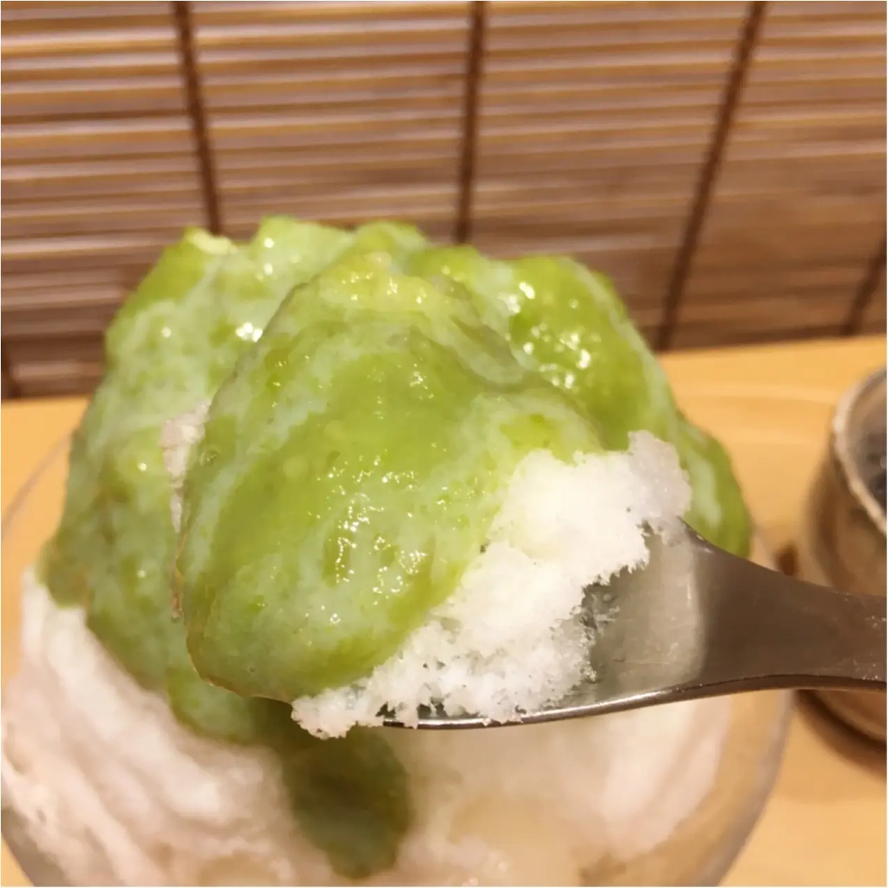 他では味わえない♡ つぶつぶした食感がたまらない!《 ずんだのかき氷 》が絶品♡_4