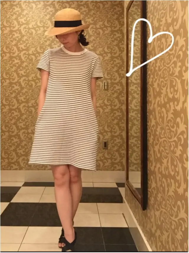 ストローハットの王道!Helen Kaminskiでプチバカンスコーデ_5
