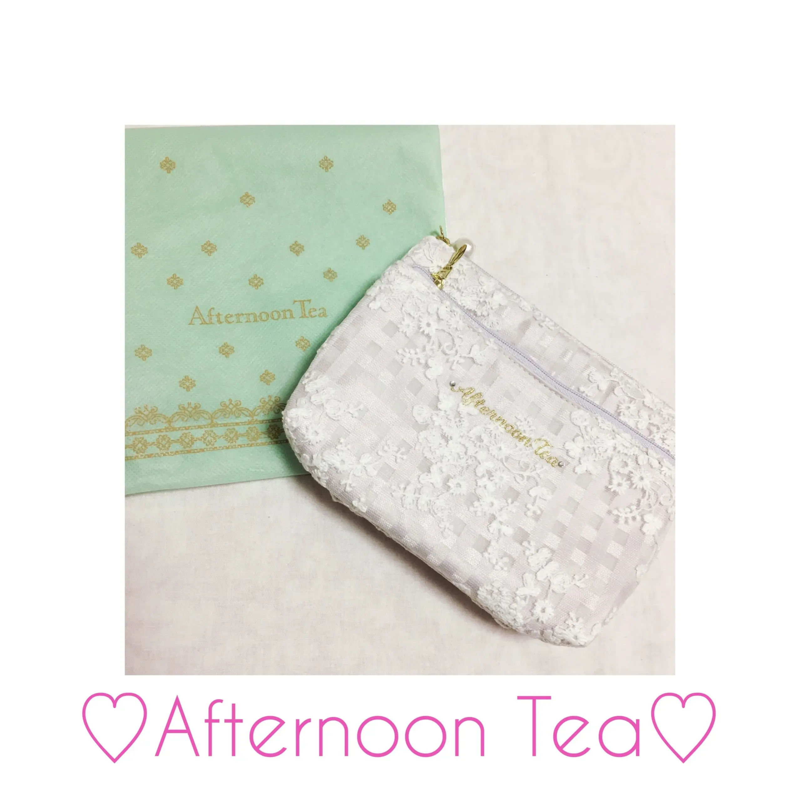《ギフトにもおすすめ♡》【Afternoon Tea】使いやすくてコンパクト!私の最愛ポーチはコレ❤️_1