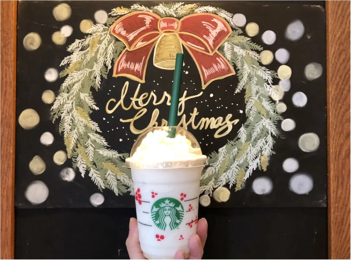 【スタバ】11/22スタート!《ホワイトチョコレートスノーフラペチーノ》ってどんな味?_1