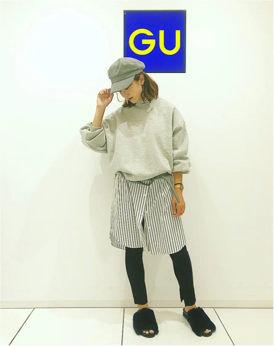 【GU】今の季節にぴったり❤️《マスト買いスウェット》3選!_1