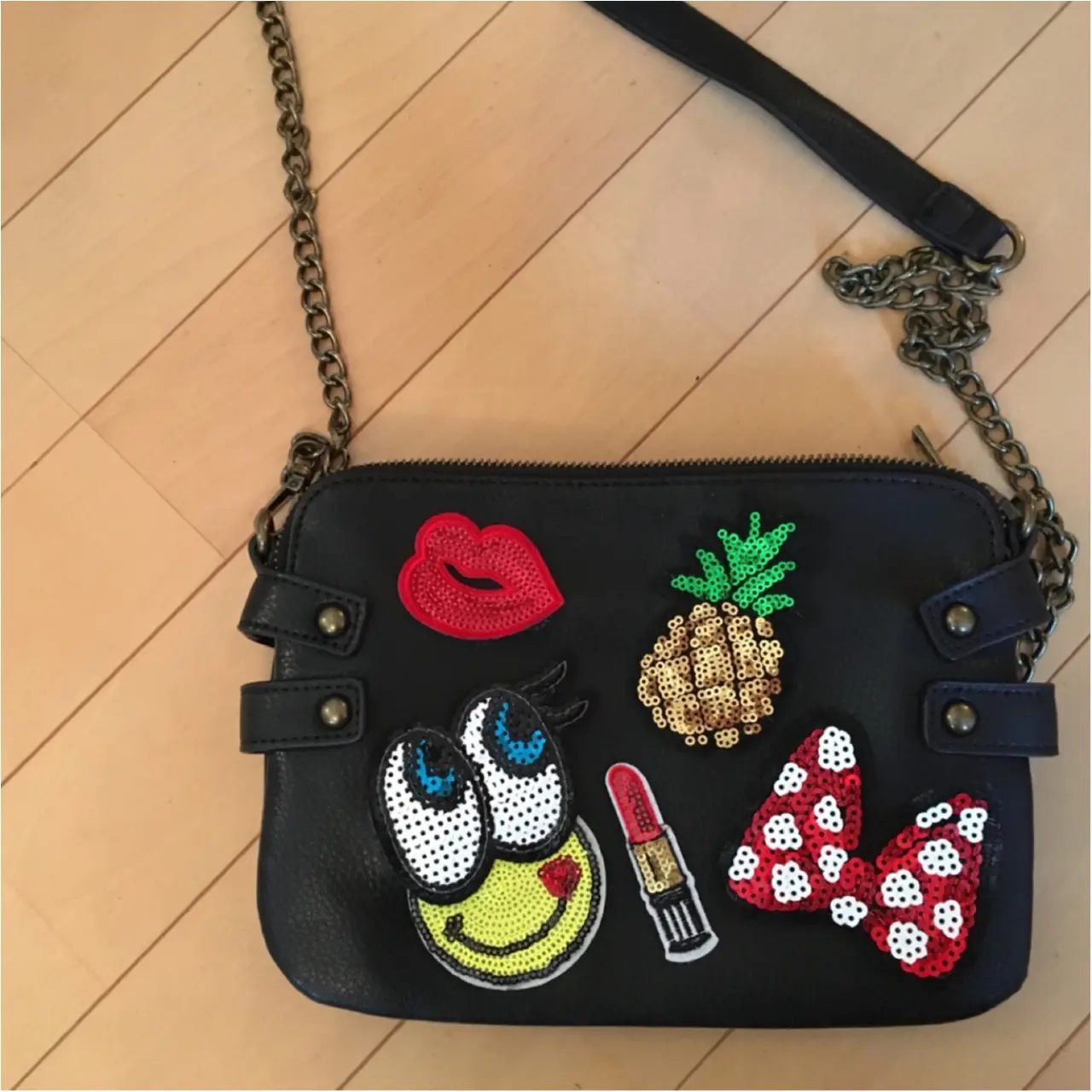 【bag▶︎forever21】自分だけのショルダーバッグを安く簡単に可愛く作っちゃいました☺︎_3