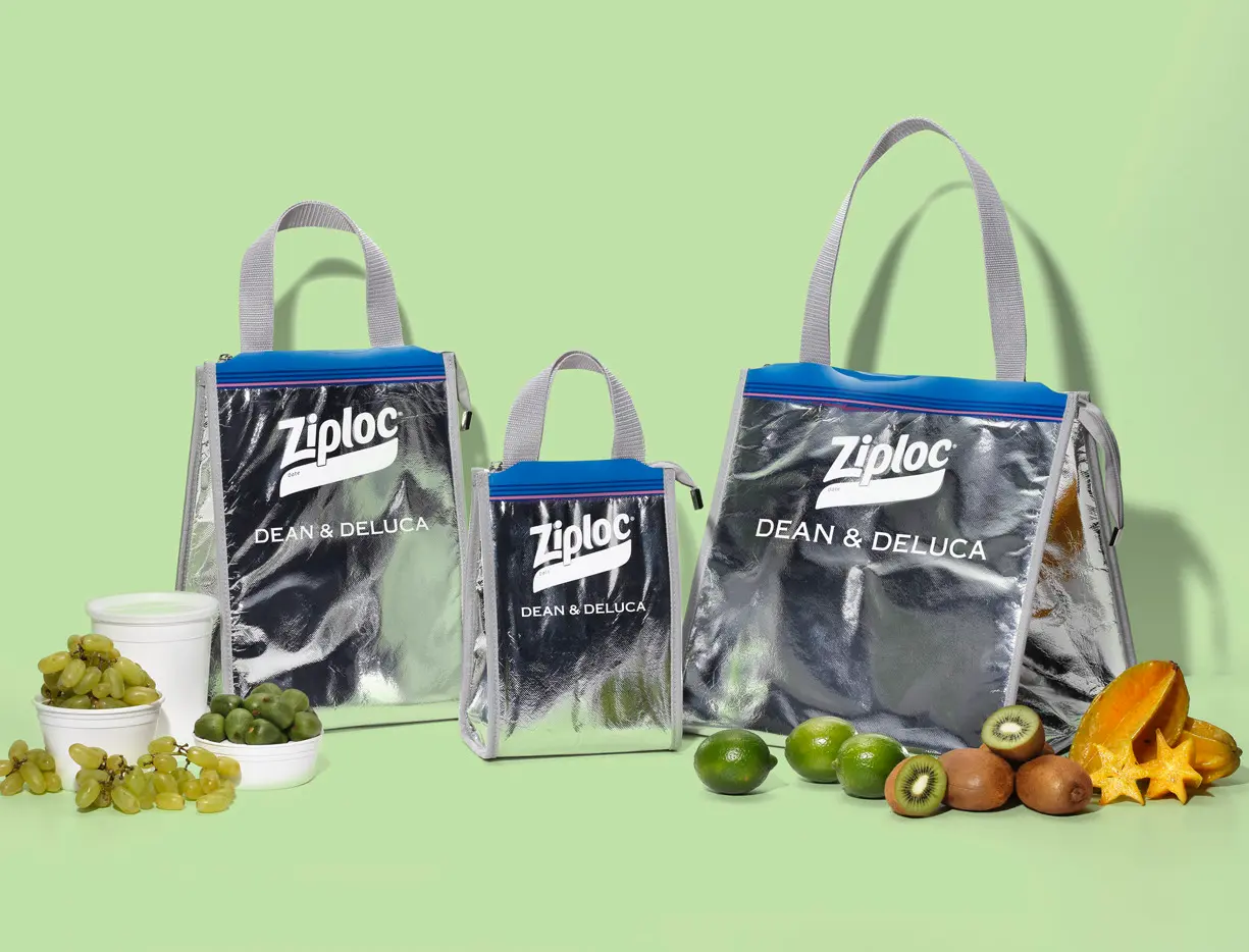 Ziploc®×DEAN & DELUCA×BEAMS COUTUREトリプルコラボのクーラーバッグ3種