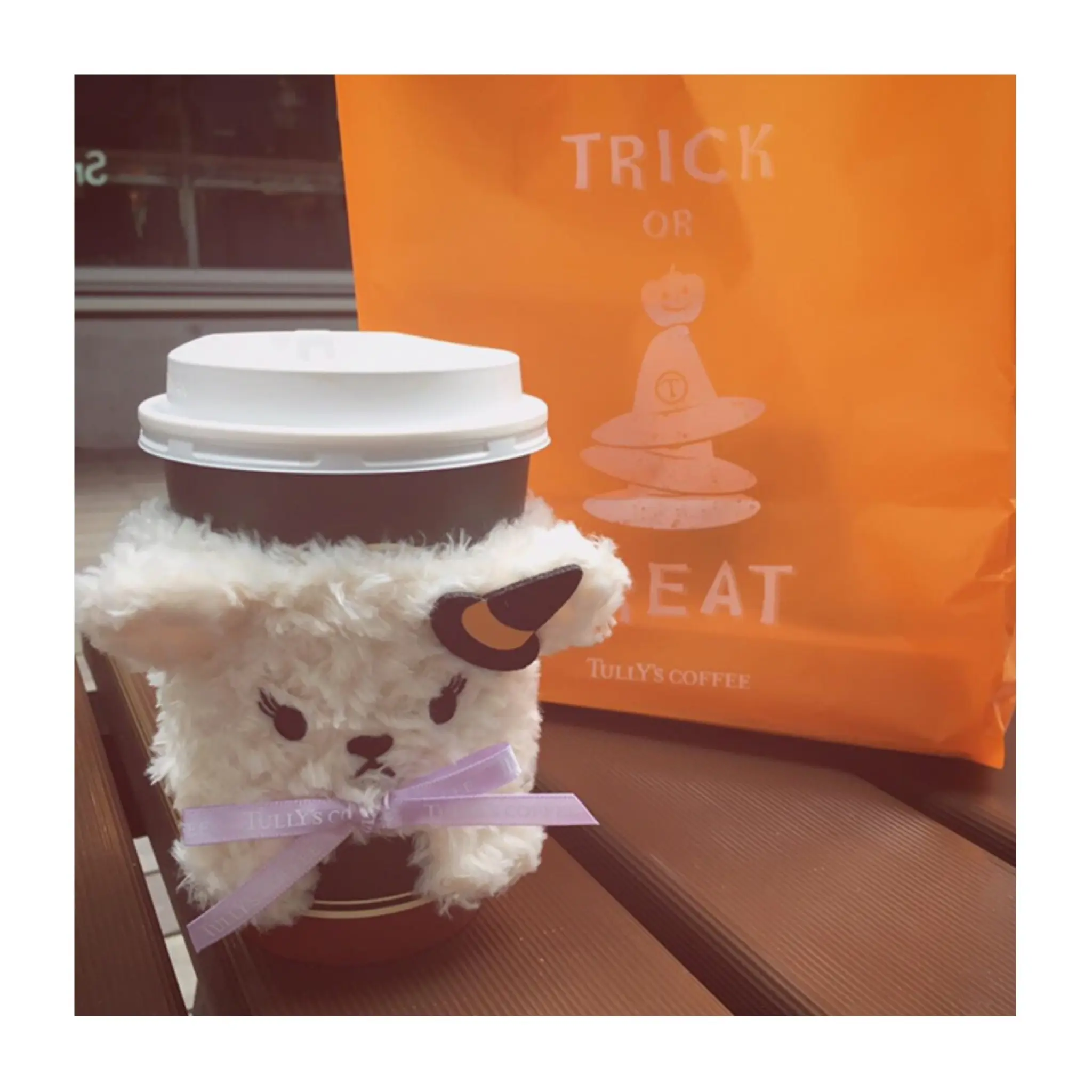 《本日10/3から発売❤️》【TULLY'S(タリーズ)】ベアフルスリーブ付きシーズナルドリンクがかわいすぎる!_3