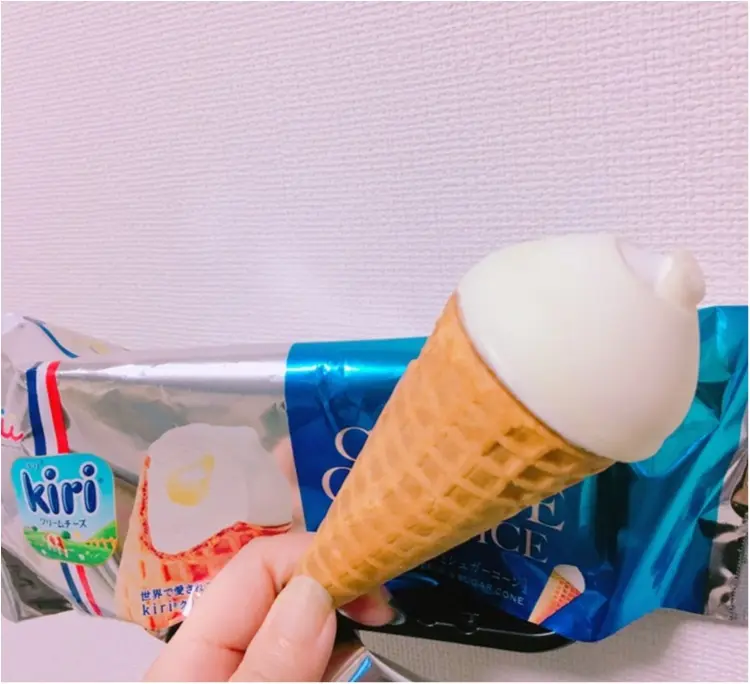 《みんな大好きKiriコラボ♡》Kiriのおいしさ詰まったコーンアイスが絶品♡!_4
