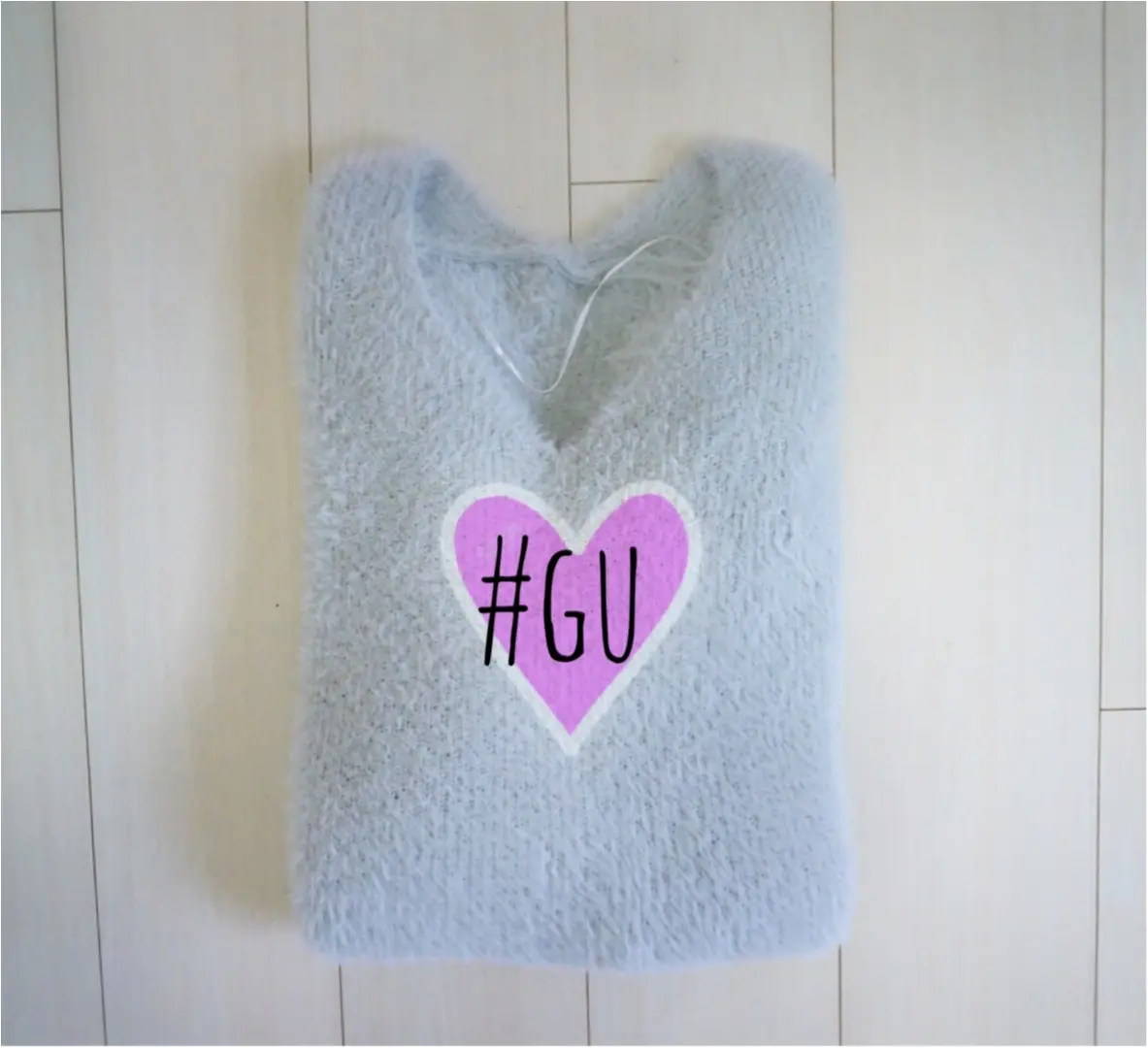 着回し抜群❤️着やせ効果◎!肌触り◎!!【GU】ヘアリーVネックニットが可愛すぎるっ_5