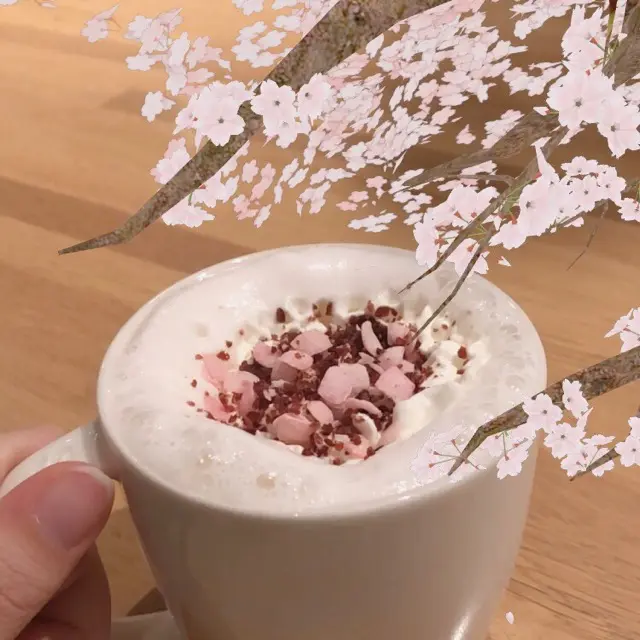 スタバ新作♡さくらシリーズ第一弾、さくらミルクラテがめちゃくちゃ美味しい♡♡♡_10