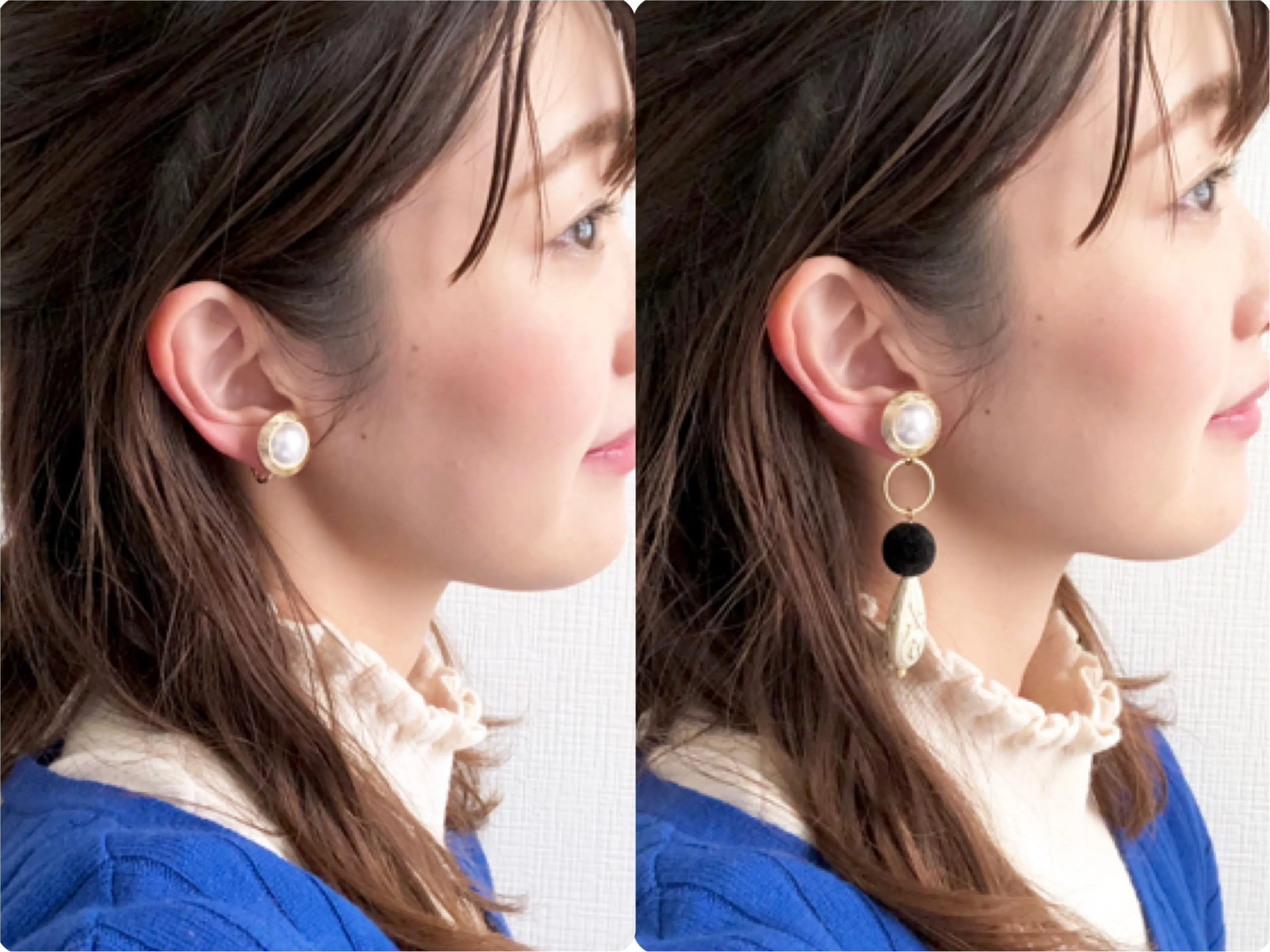 【10分でできる!簡単ハンドメイド】クリスマスにはちょっと華やかな《耳盛りアクセサリー》を❤️_3