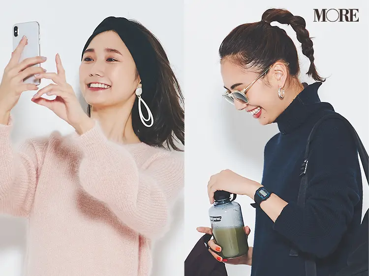 「リュックサックやスニーカーでカジュアルダウン!」土屋巴瑞季&鈴木友菜 着回し連載『グレーとネイビーなふたり』20日目_1