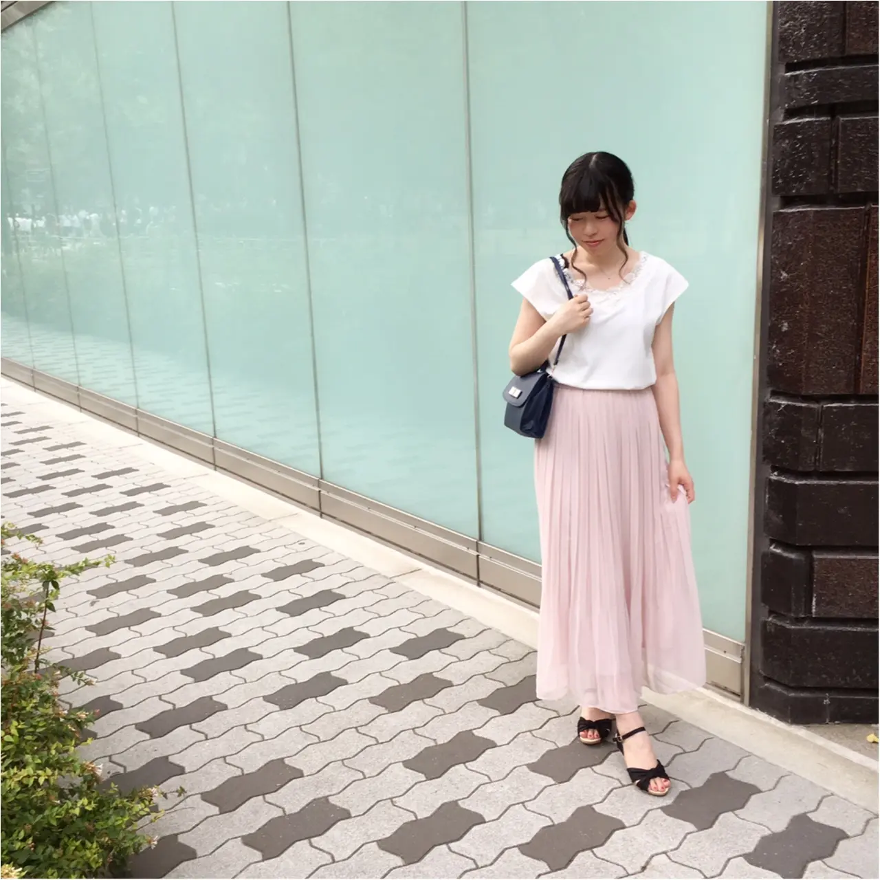 【UNIQLO】セールで買った《ハイウェストシフォンプリーツスカート》が優秀すぎる!_1