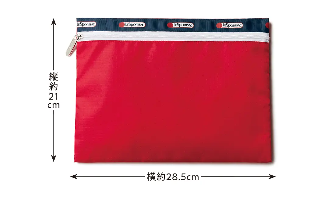 9月号の付録は【LeSportsac×MORE】フレンチシックなトリコロールポーチ_3