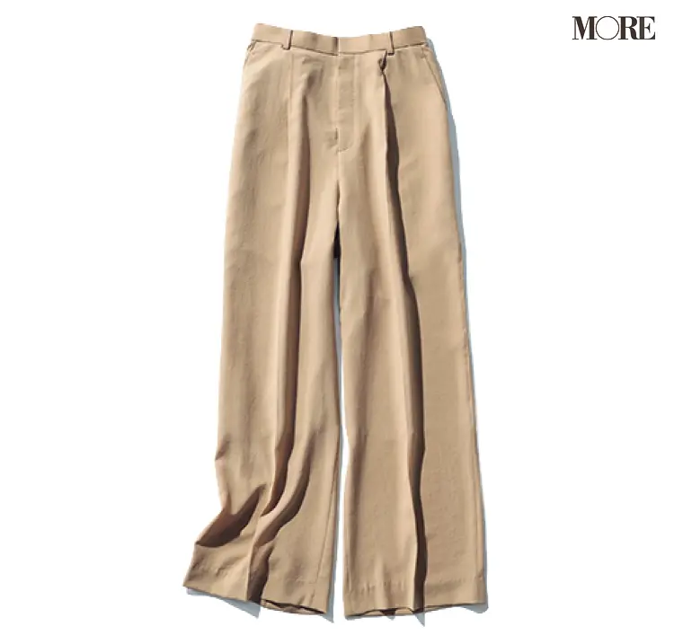 おうちで洗ってもセンタープレスが取れにくいパンツ