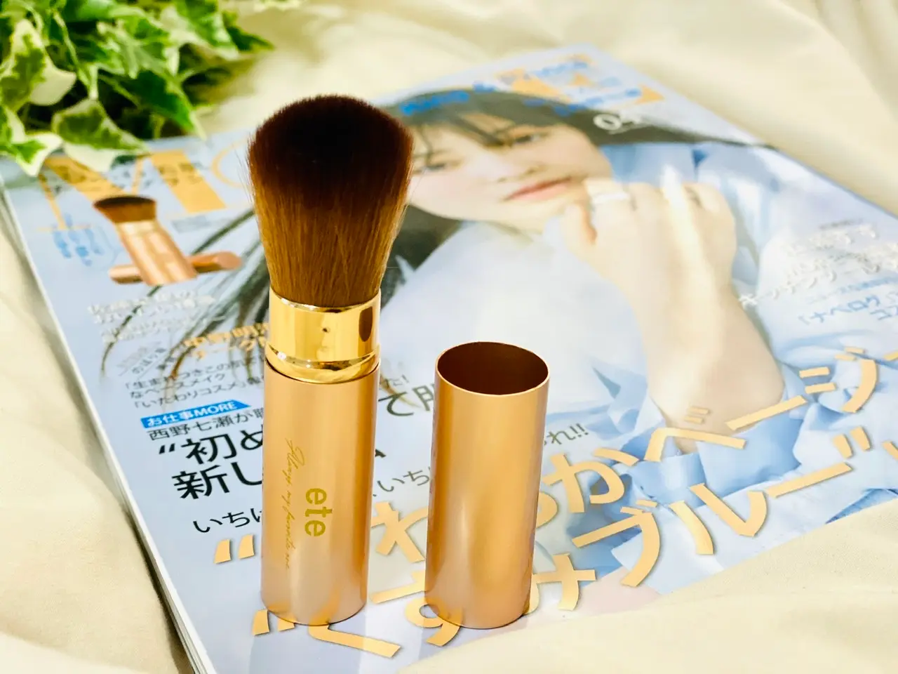 【MORE04月号】本日発売★今月買うべき神付録!《ete》ふわふわ美肌チークブラシが優秀すぎ♡_2