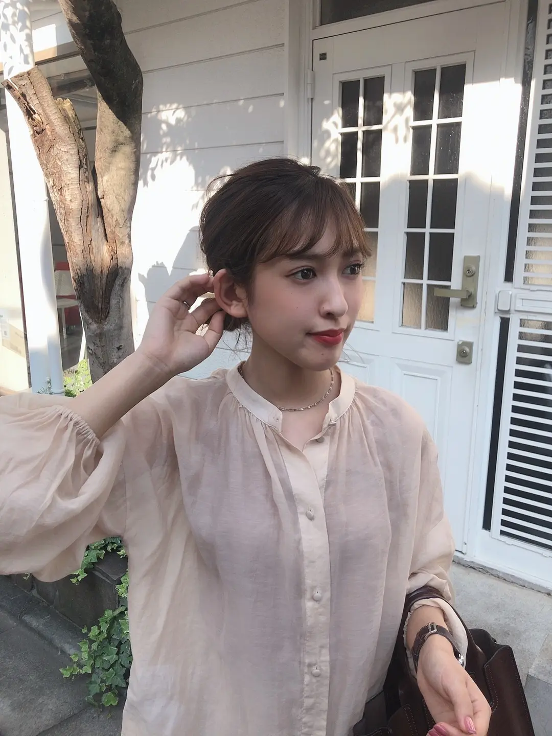 今流行りの、甘いシャツ。シアーシャツ。_2