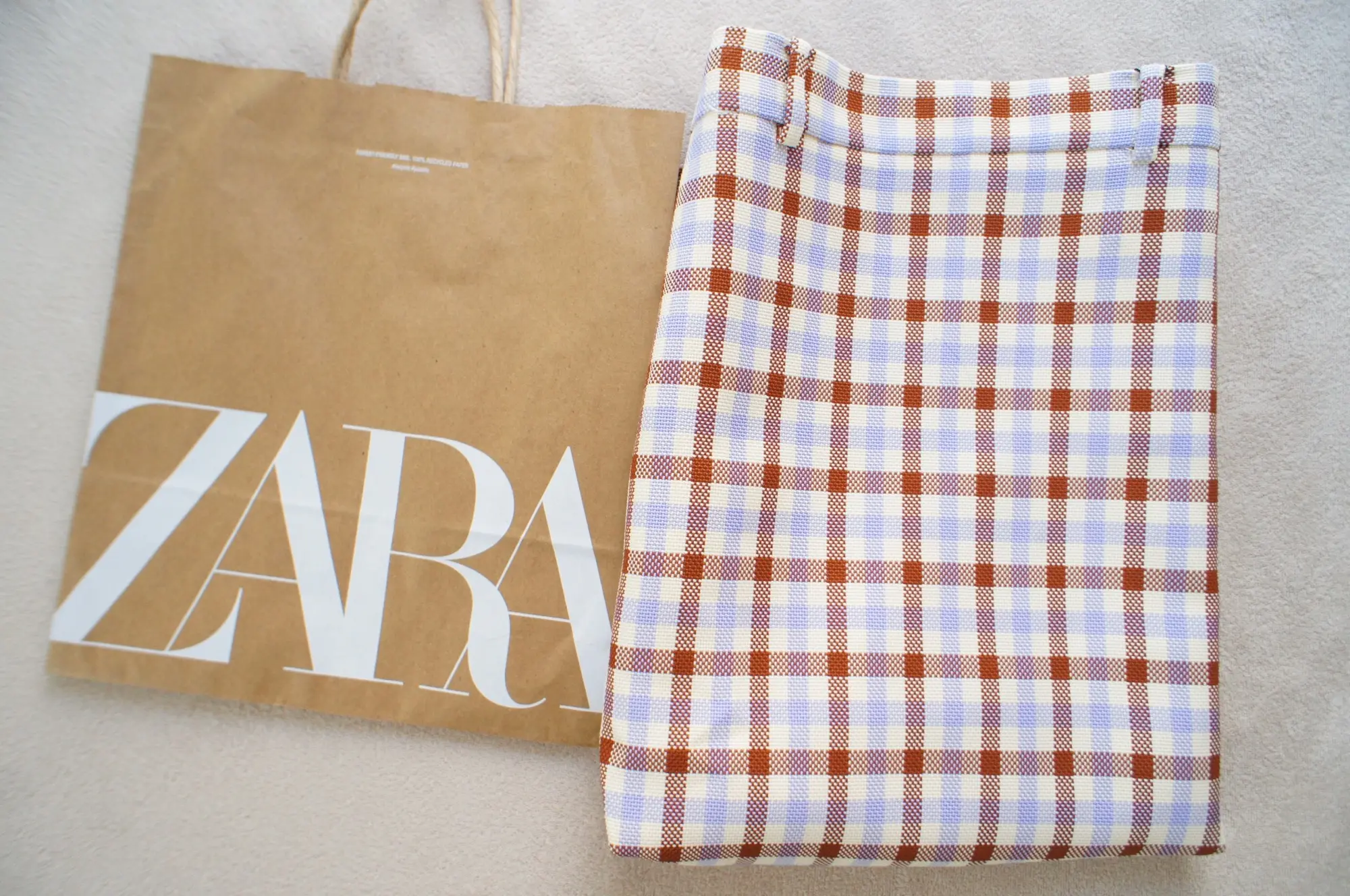 《#ザラジョ 必見❤️》春物が早くもセールに!【ZARA】チェック柄ペンシルスカート☻_1