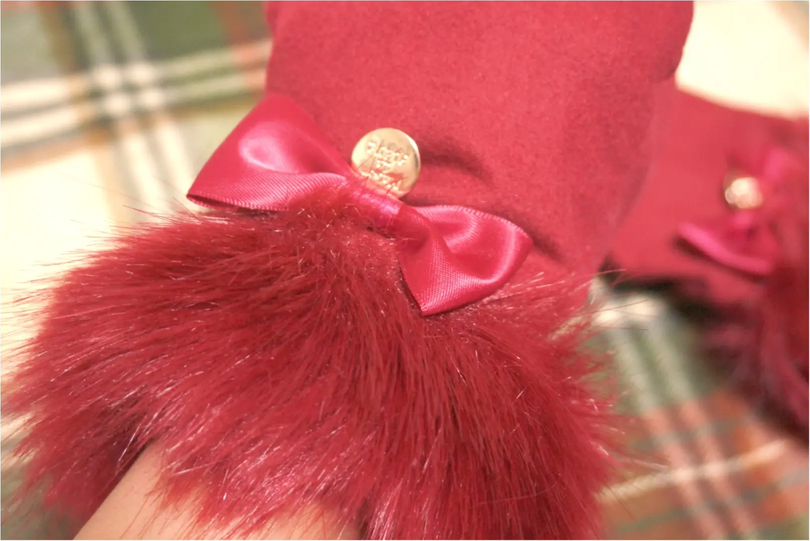 《今日からルミネ10%OFF✨》冬の買い足しアイテムは【Maison de FLEUR】のファーリボングローブ♪ 可愛い!あったかい!だけじゃない( ´艸`)〇〇〇もできちゃう優秀なグローブは大人気‼︎_3