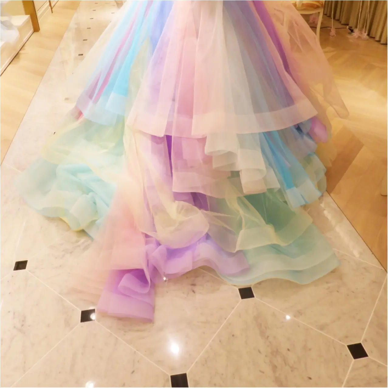 【Wedding】ウェディングドレス《 THE HANY(ザハニー) 》で人気No.1のレインボードレスがかわいすぎる♡_4