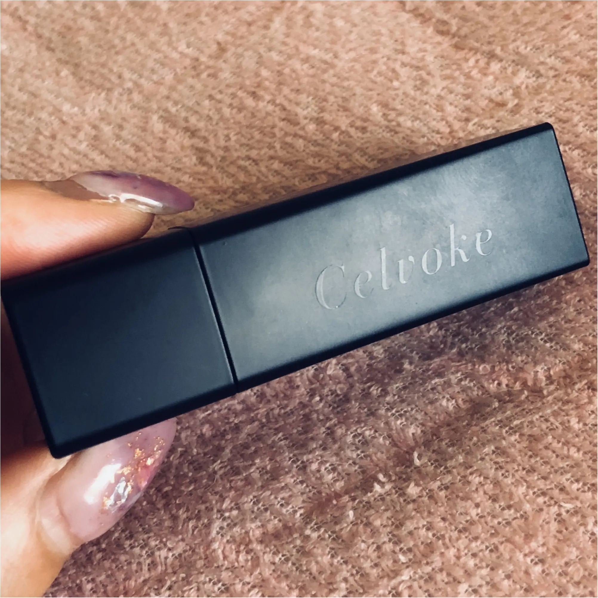 話題のリップ「celvoke」で口元から秋始めました!_4