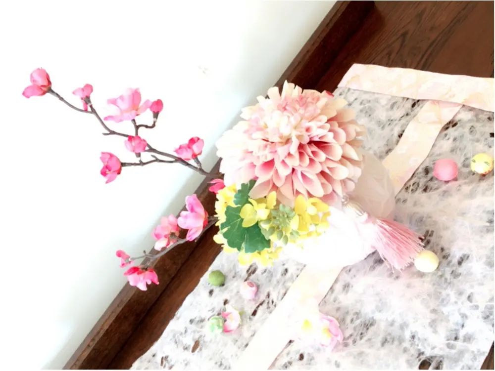 明日はひな祭り♡おひなさまとお花のコラボレーションが秀逸すぎる♡_4