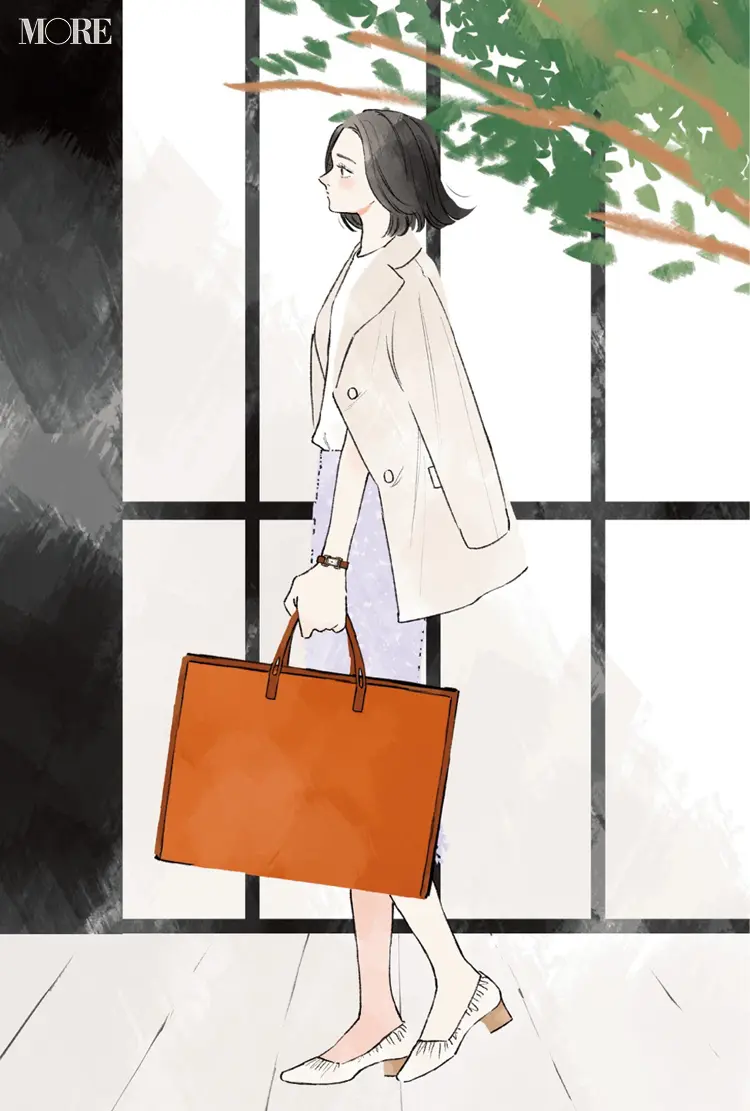シュンは友達、って自分に言い聞かせる。同僚3人の恋物語『涼しげ寒色服着回し』4日目_2