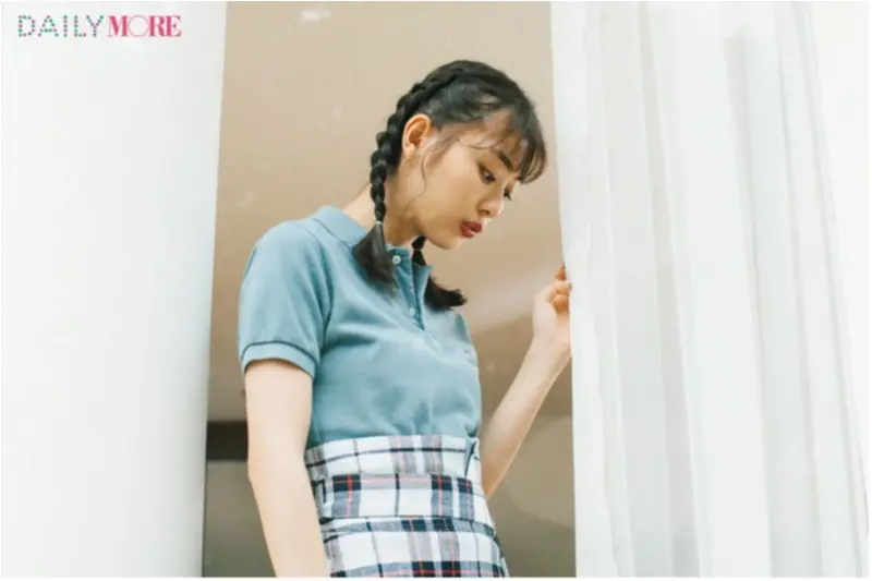 甘い服をほどよく大人にしてくれる「ポロシャツ」コーデまとめ♡_7