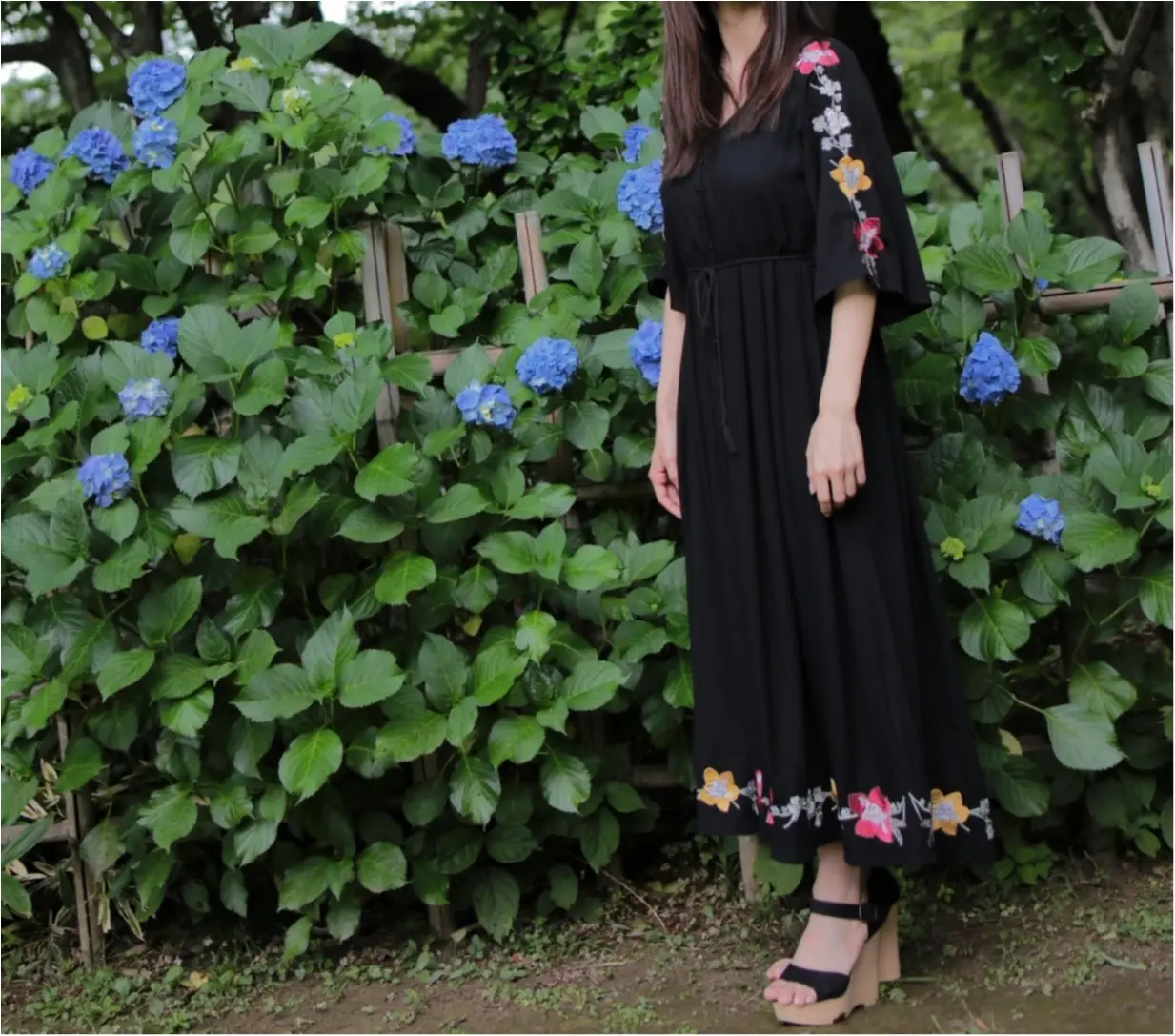花柄刺繍の存在感が◎1枚で着れちゃう○○のワンピースに一目惚れ☺︎_2