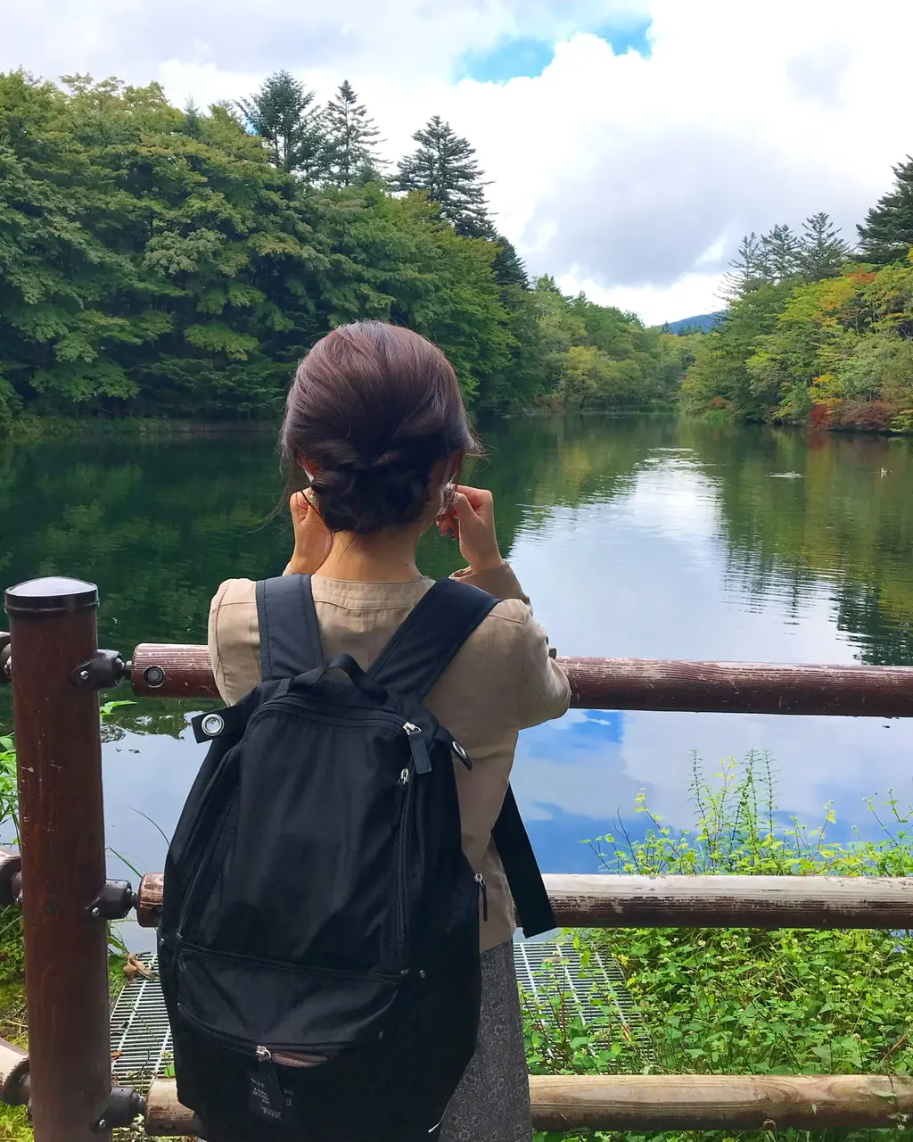 【軽井沢・日帰り紅葉旅におすすめ】リフレクションが美しい「雲場池」★_2