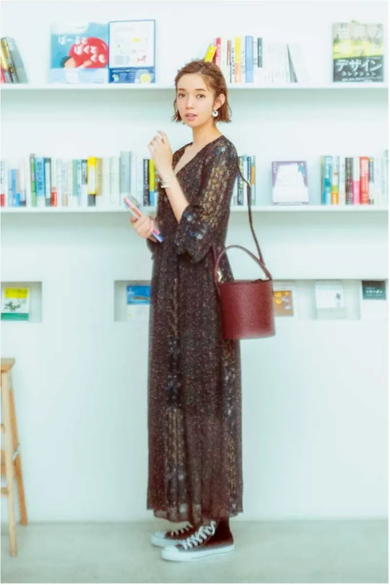 秋に着たい 甘すぎない花柄コーデ 9選 18年版 ファッション ファッション コーディネート 代 Daily More