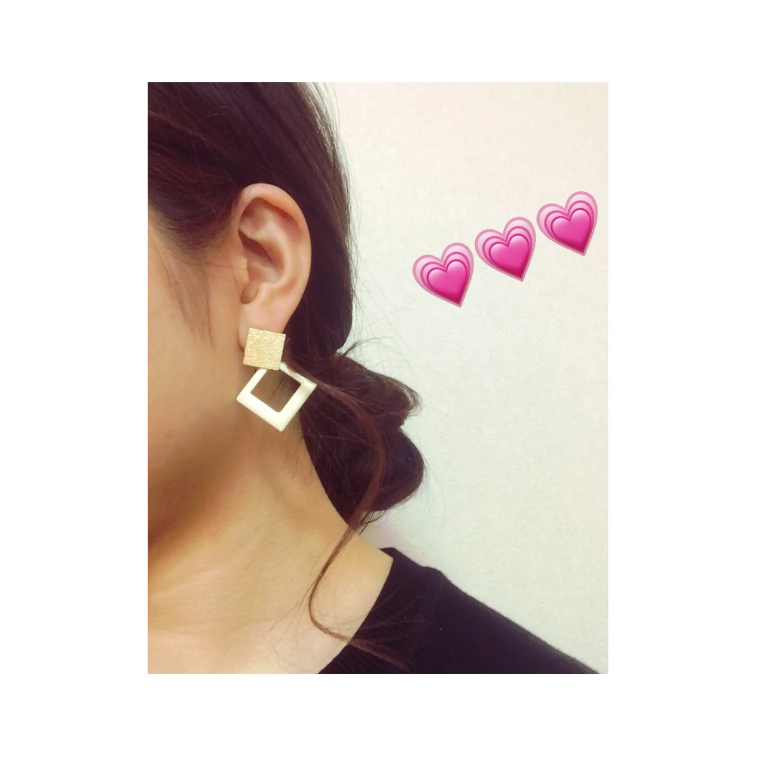 【3COINS】シンプル服にはゴールドの小物が使いやすい件♡ #スリコ女子 #ootd_2