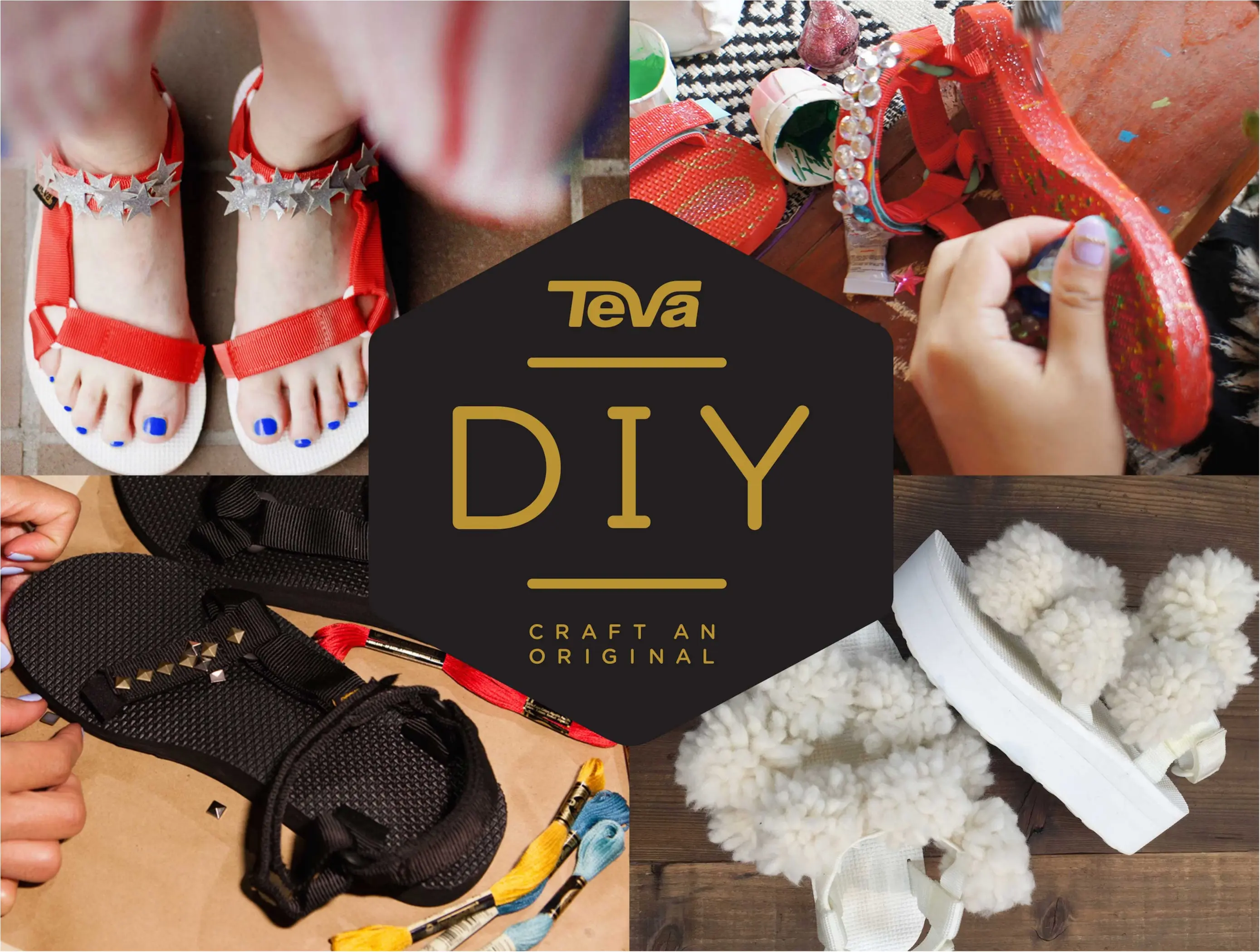 DIYでなんでもできちゃう♬ 『Teva』のサンダルをカスタマイズしよう!_1