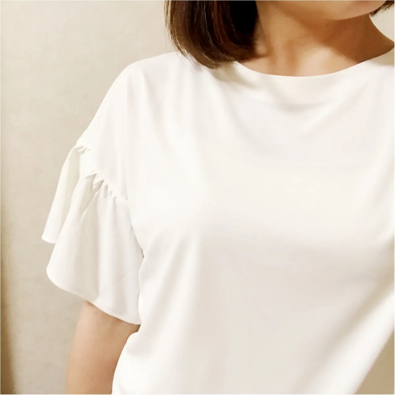 【ユニクロ】5/18までお買い得♡買わなきゃ損!?《フリルブラウスT》が使える♪_3